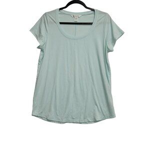 Athleta Womens Stratus II Tee Shirt Mint Green Size Small 2369